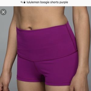 lululemon 🍋boogie shorts roll down